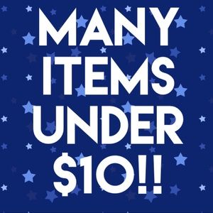 Many items under $10! Bundle and save!!!!